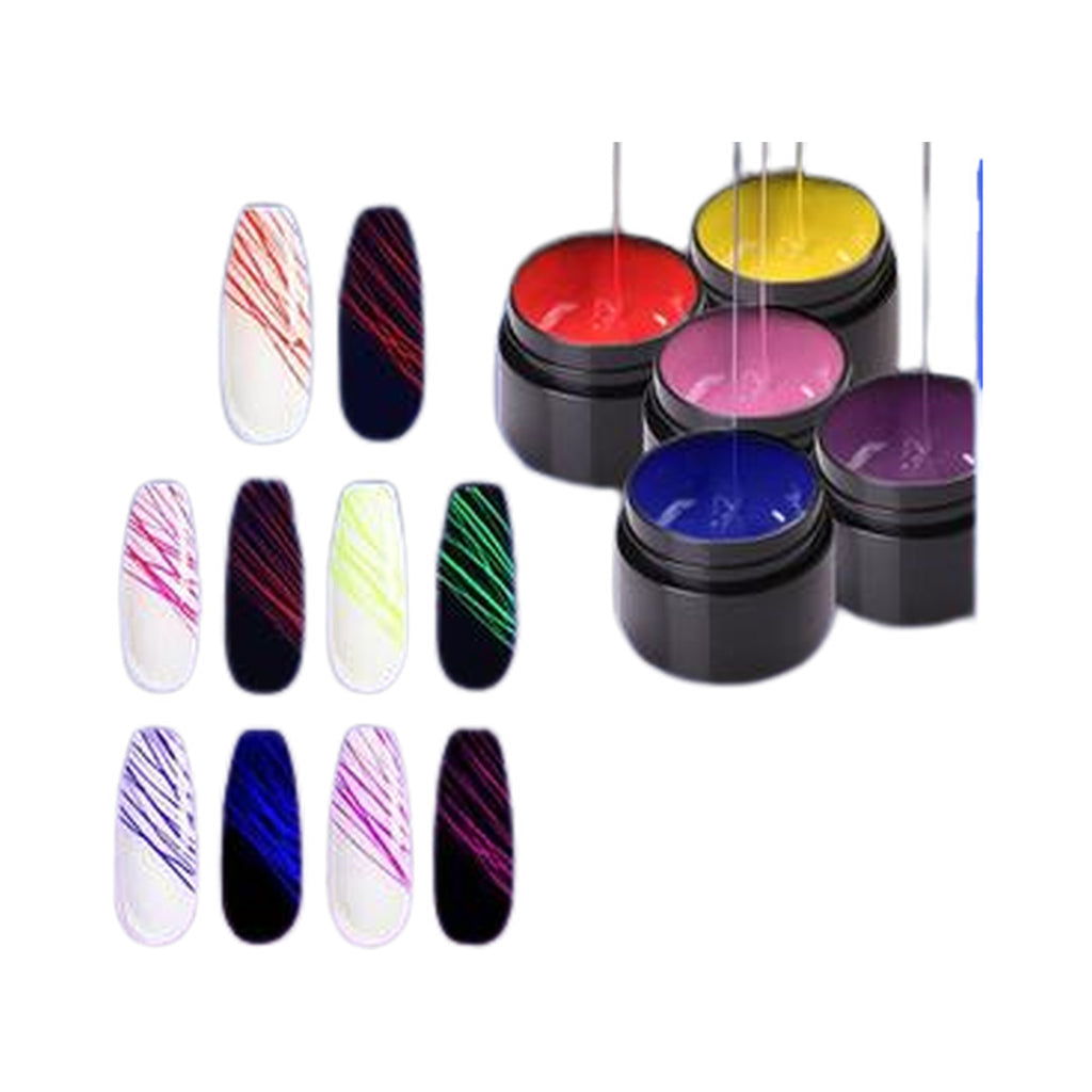 Luminous Spider Nail Gel Set